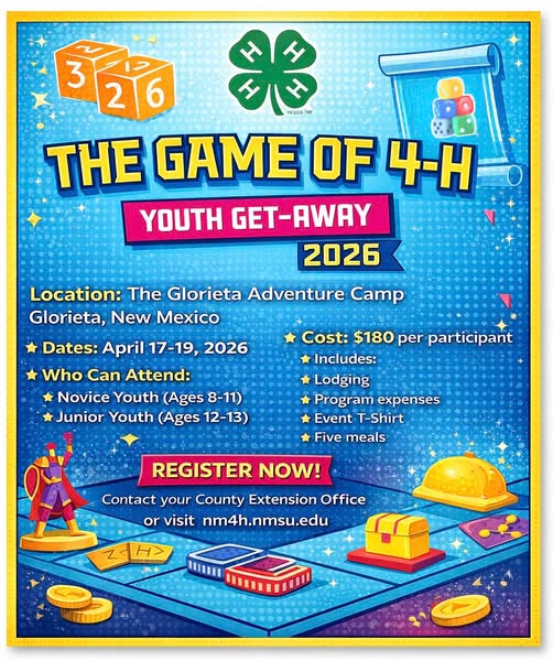 flyer for Youth Getaway 2026