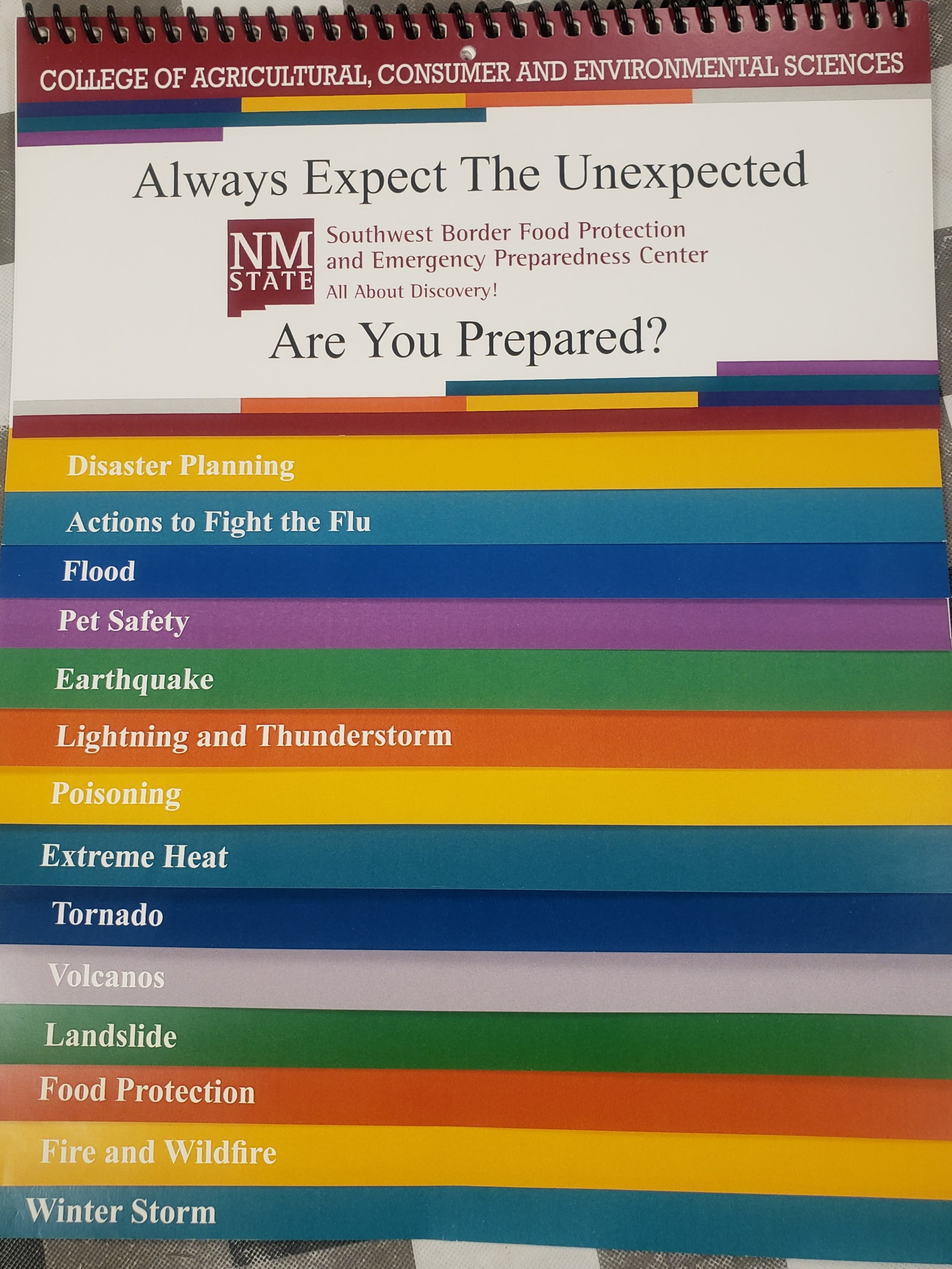NMSU's Classic Emergency Preparedness Booklet