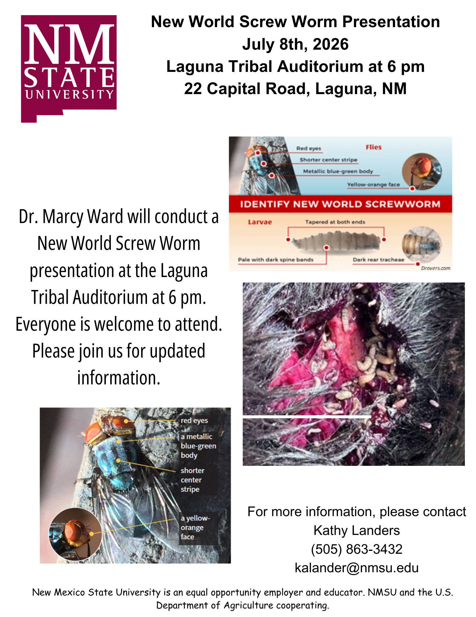 Screw Worm Presentation July 8 2026 6PM