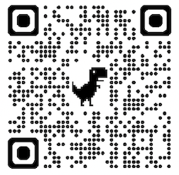 QR code with link to event zoom