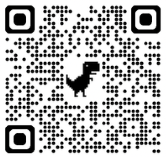 QR code with link to Side Hustles event zoom